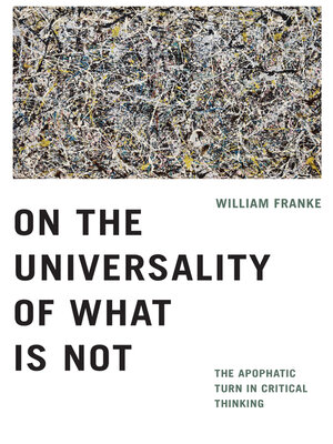 cover image of On the Universality of What Is Not
